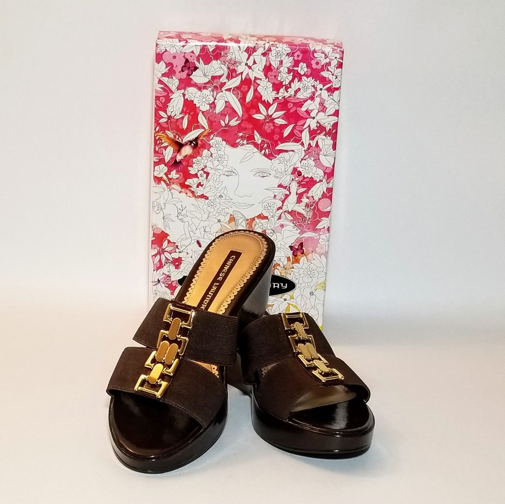 Chinese Laundry Patent Sandals